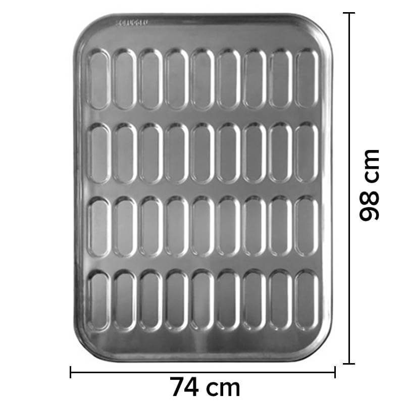 Sandviç Ekmeği Tepsisi 60gram 30 Gözlü, 74x98